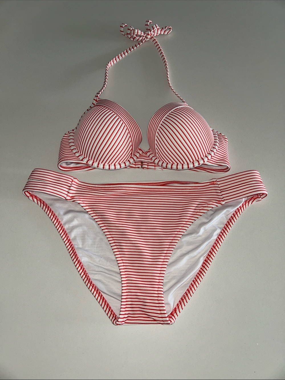 Striped Women's Bikini Set